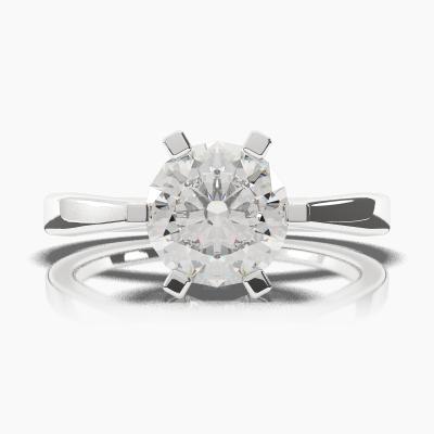 Solitaire Ring with a Brilliant-Cut Diamond TN60280BV - Image 2