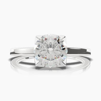 Solitaire Ring with a Brilliant-Cut Diamond TN60282BV - Image 2