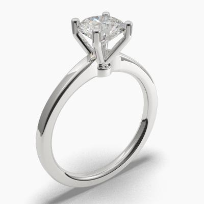 Solitaire Ring with a Brilliant-Cut Diamond TN60283BV - Image 1