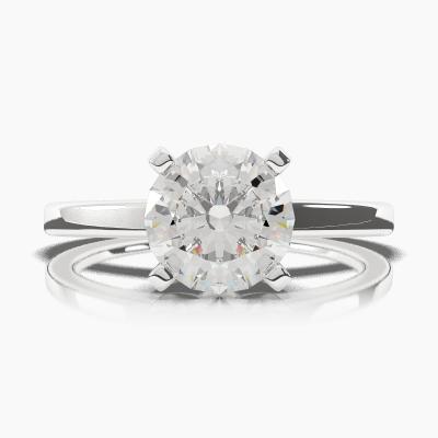 Solitaire Ring with a Brilliant-Cut Diamond TN60286BV - Image 2