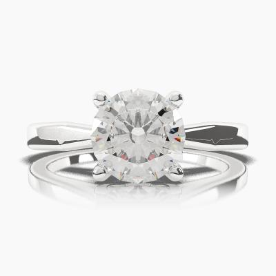 Solitaire Ring with a Brilliant-Cut Diamond TN60295BV - Image 2