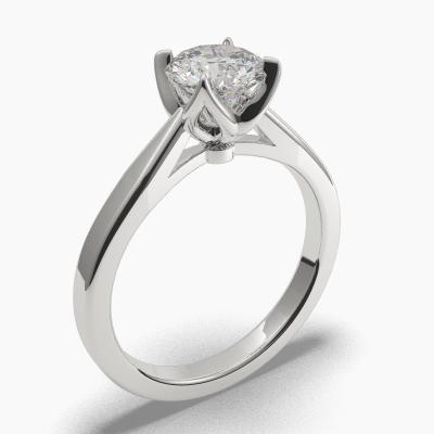 Solitaire Ring with a Brilliant-Cut Diamond TN60296BV - Image 1