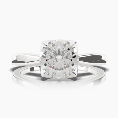 Solitaire Ring with a Brilliant-Cut Diamond TN60296BV - Image 2