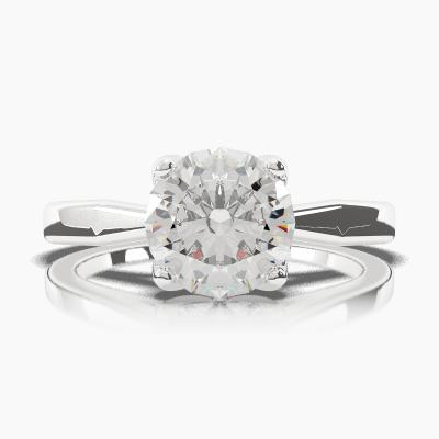 Solitaire Ring with a Brilliant-Cut Diamond TN60299BV - Image 2