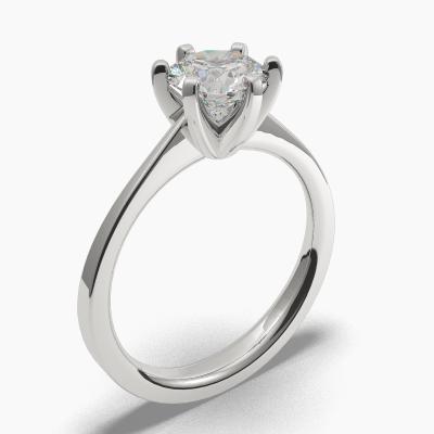 Solitaire Ring with a Brilliant-Cut Diamond TN60320BV - Image 1