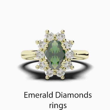 Emerald Diamonds Rings