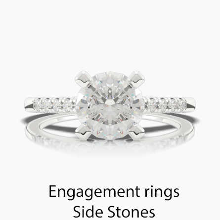 Diamond Engagement Ring Side Stones